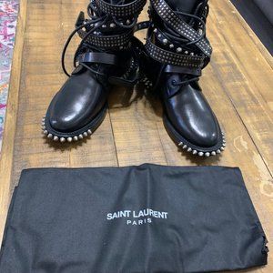 Saint Laurent Ranger Studded Boots